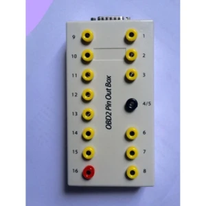 OBD2 breakout box teszter diagnosztikához és pinout tesztekhez