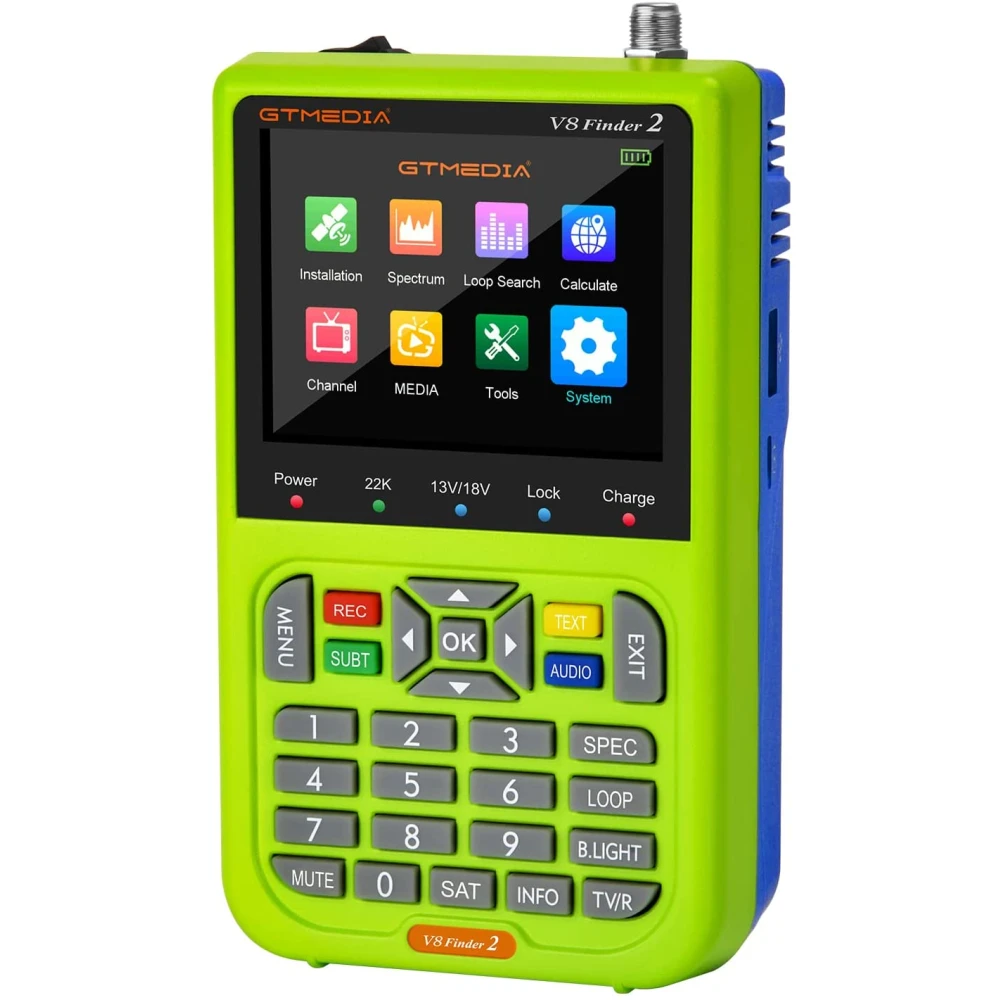 Freesat V8 Finder műholdkereső HD DVB-S/S2 hordozható