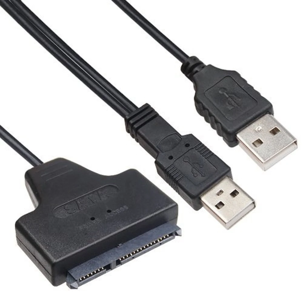 Nagy sebességű USB 2.0 adapterkábel 2.5 SATA merevlemezhez