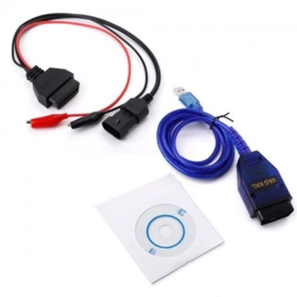 Fiat 3 pin OBD2 KKL VAG 409.1 USB diagnosztikai kábel Alfa Fiat interfésszel