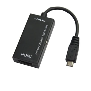 satkit MHL microUSB–HDMI kábel mobil TV-re kötéséhez, hanggal és Full HD képpel