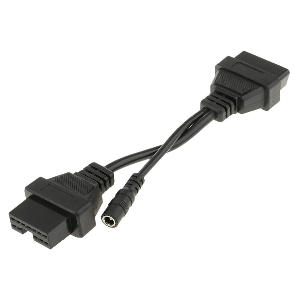OBD1–OBD2 kábel Mitsubishi és Hyundai modellekhez - 12Pin–16Pin adapter