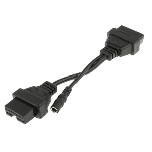 OBD1–OBD2 kábel Mitsubishi és Hyundai modellekhez - 12Pin–16Pin adapter