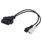 OBD2 2x2–16 tűs kábel VW Audi Seat Skoda VAG adapter