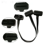 16 tűs OBD2 elosztó hosszabbító kábel autódiagnosztikához