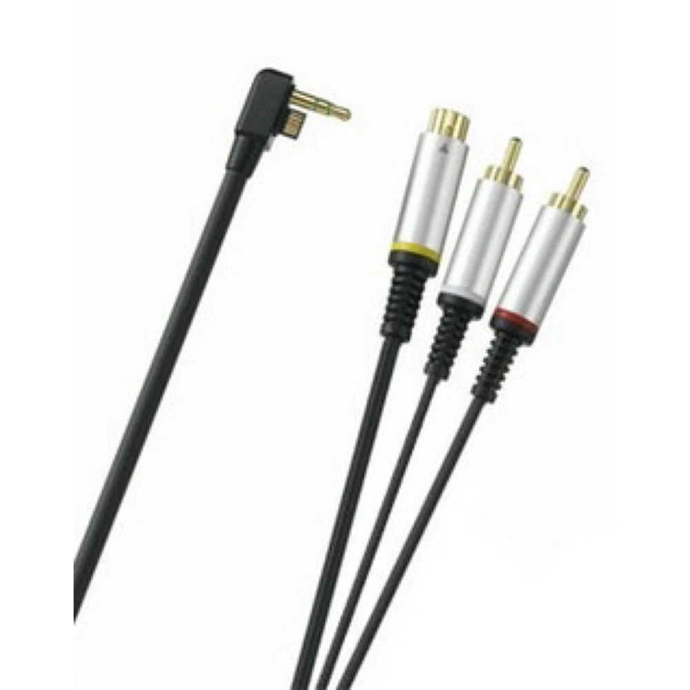 PSP 2000 Slim S-Video kábel 24K aranyozott csatlakozókkal TV-hez