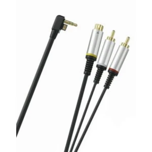 PSP 2000 Slim S-Video kábel 24K aranyozott csatlakozókkal TV-hez