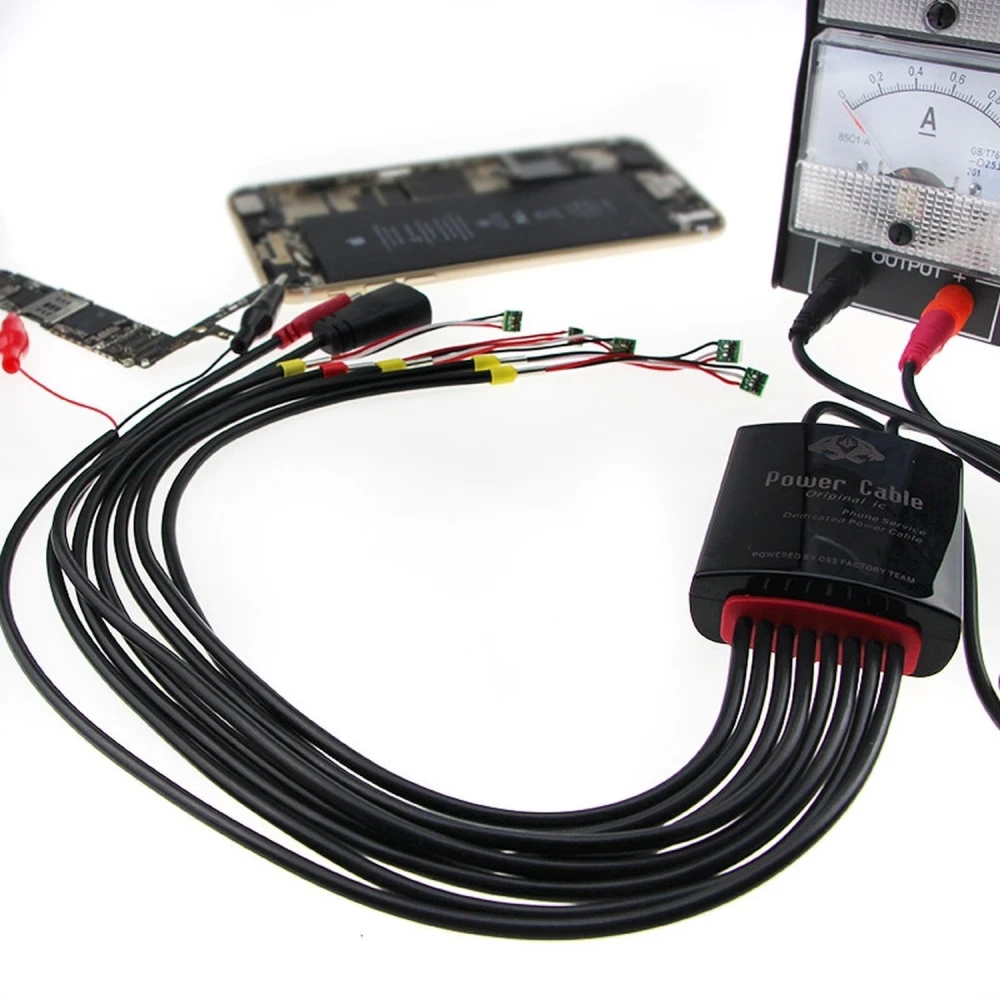 Speciális tápkábel akkumulátor csatlakozókkal iPhone 7, 6S és Samsung