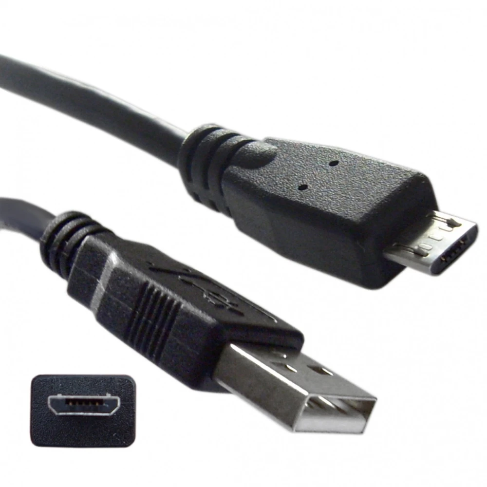 USB 2.0–MicroUSB kábel 1m M/M - satkit mobilokhoz és tabletekhez