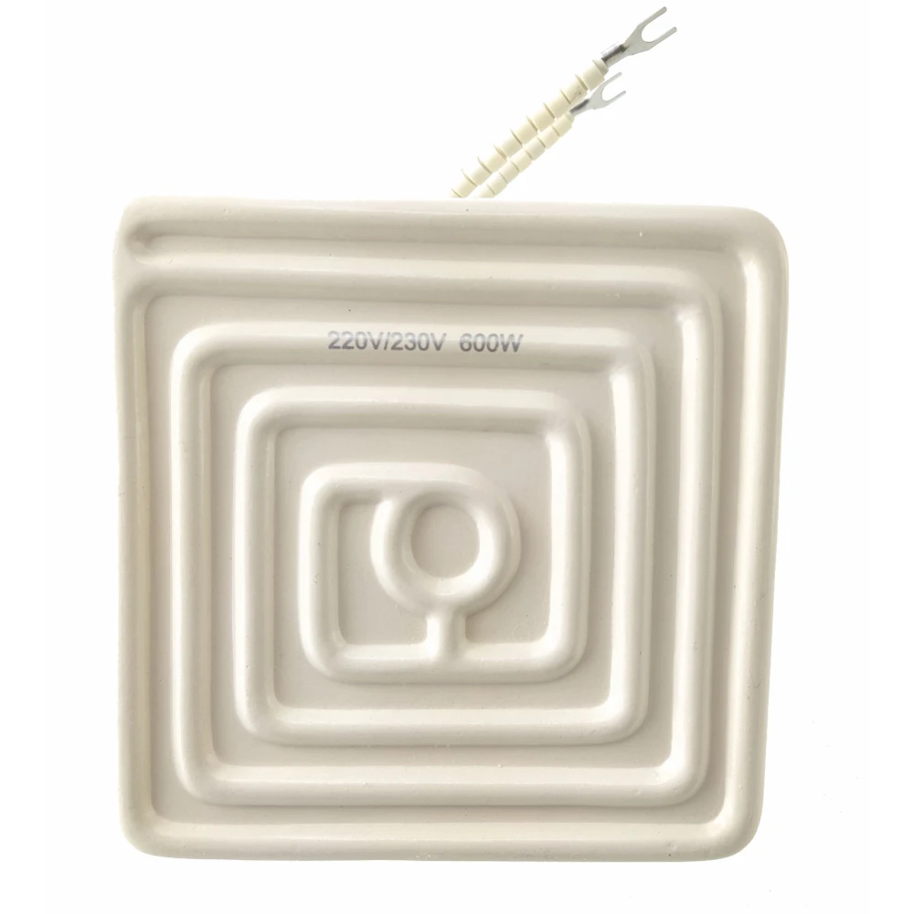 IR kerámia fűtőelem 12x12cm 600w fehér Mlink forrasztóállomásokhoz