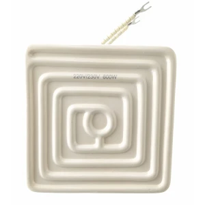IR kerámia fűtőelem 12x12cm 600w fehér Mlink forrasztóállomásokhoz