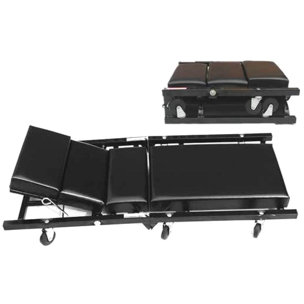 Összecsukható szerelőfekvő TSX TOOL, párnázott, kerekes