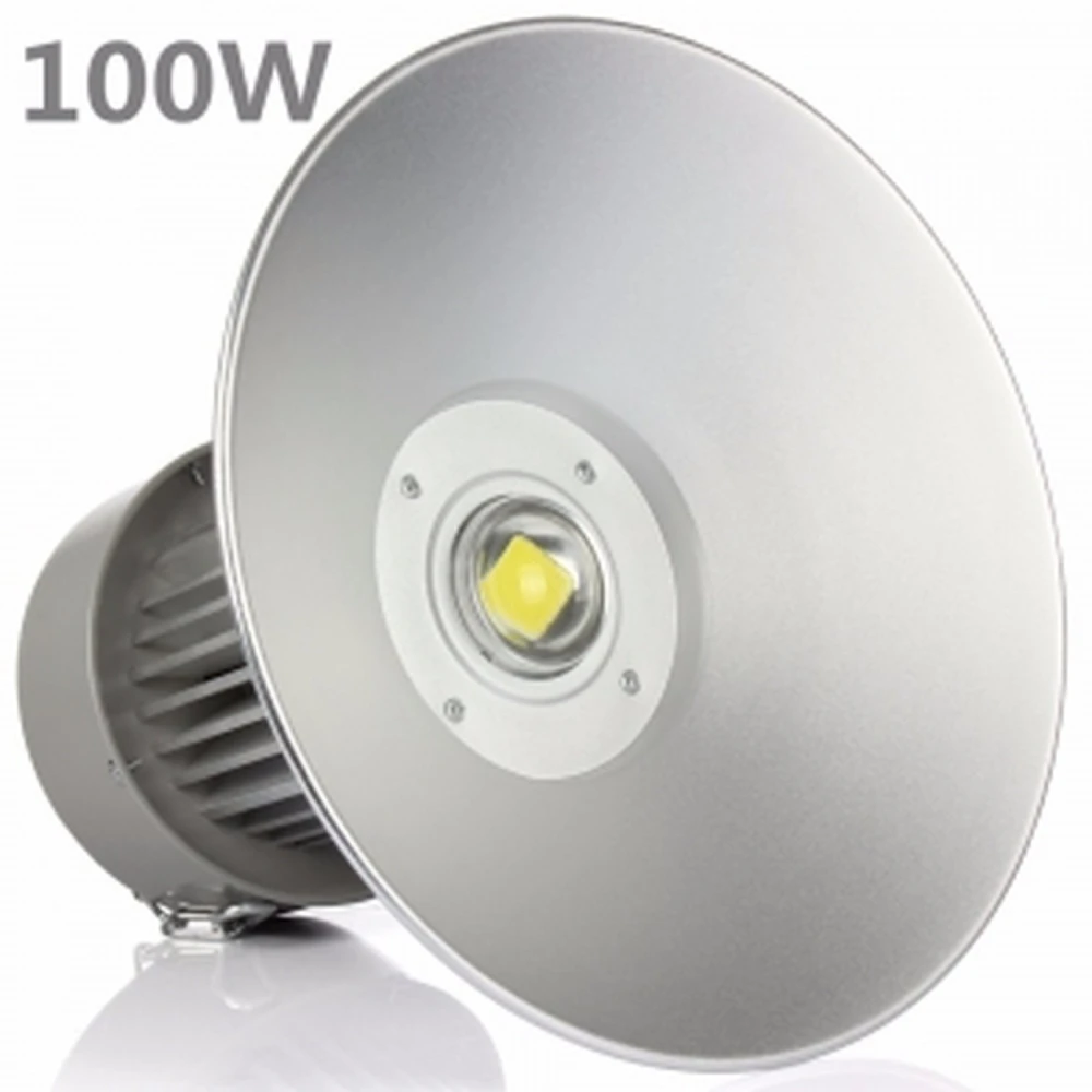 LED ipari csarnokvilágító 100W 6000K, fényes fény, PF 0,95, High Bay LED