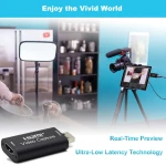 HDMI USB 1080P videó rögzítő streaminghez, játékhoz és videókonferenciához