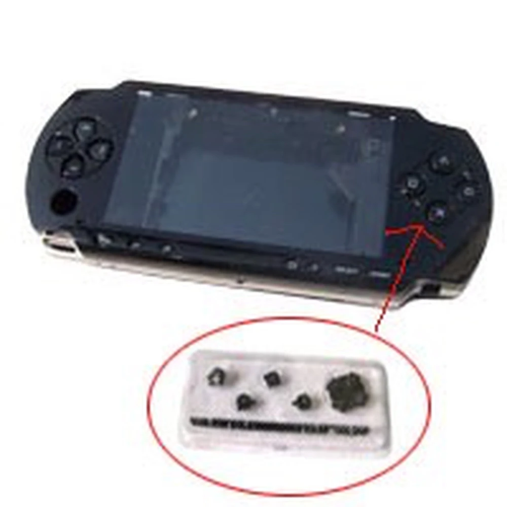 PSP 2000 Slim fekete komplett ház gombokkal javításhoz