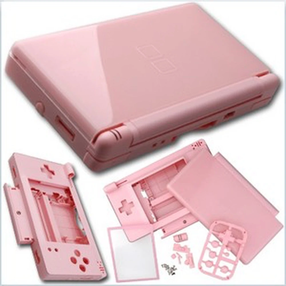 Nintendo DS Lite rózsaszín csereház teljes cseréhez és személyre szabáshoz