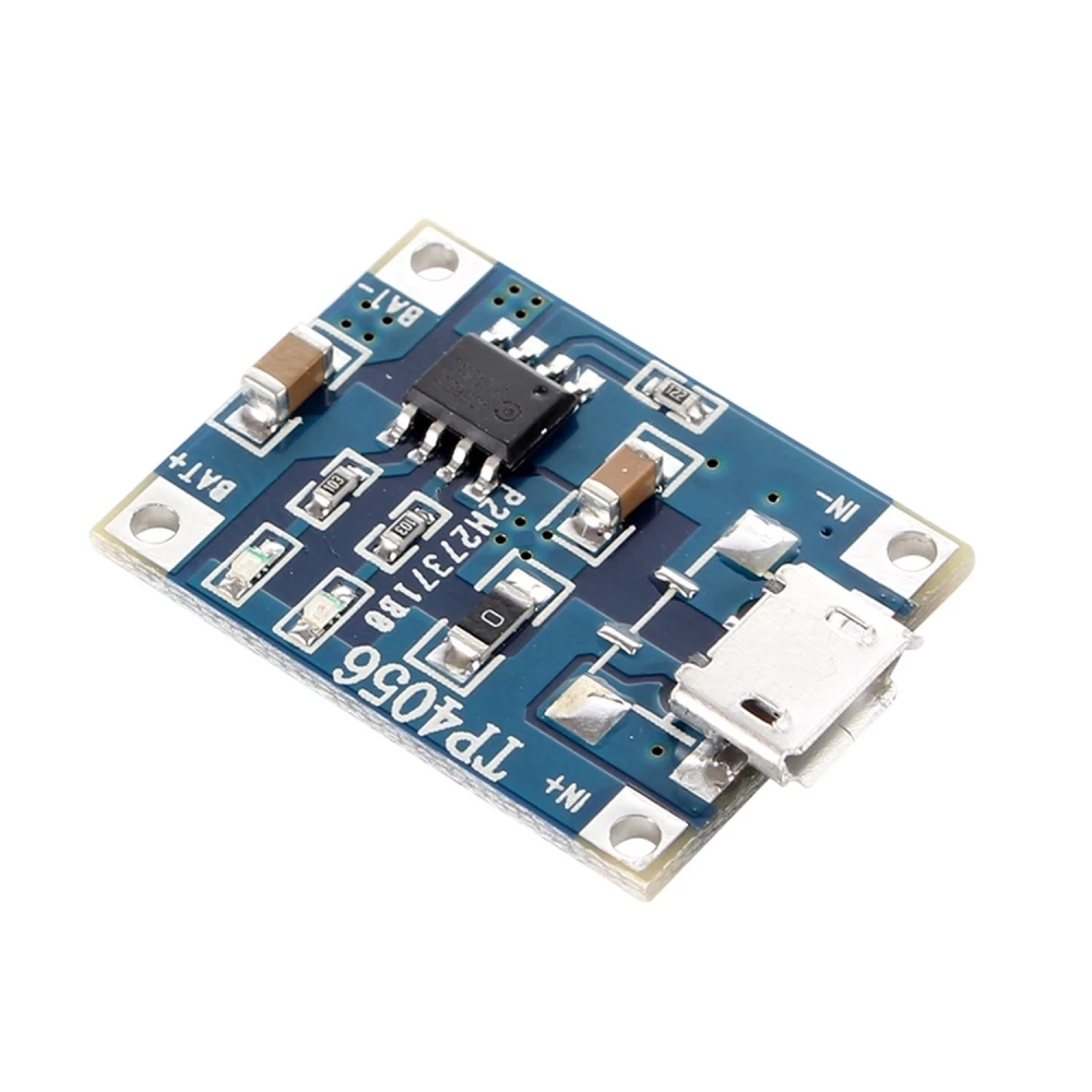 TP4056 micro USB lítium akkumulátor töltő Arduino projektekhez
