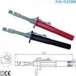 Szigetelt krokodilcsipesz catIII csatlakozóval TL22380 Amass