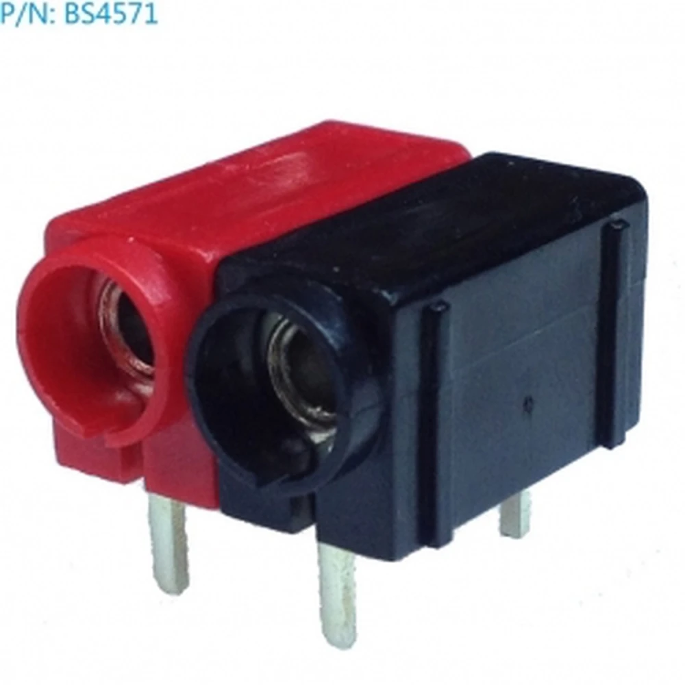 4mm-es banana aljzat felületszerelt csatlakozó BS4571 Amass PCB lapokhoz