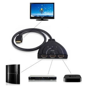 3 portos HDMI kapcsoló - 1080p HDMI switch PS3 Xbox HDTV
