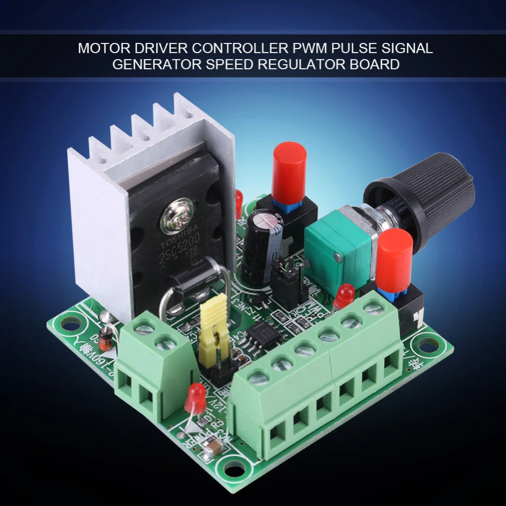 Placa del controlador de motor PWM generador paso a paso con jumper de configuración