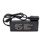 Adaptador inversor de corriente 220v a 12v 10a para coche compacto