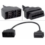 Toyota 22 pin–OBDII 16 pin átalakító autódiagnosztikához