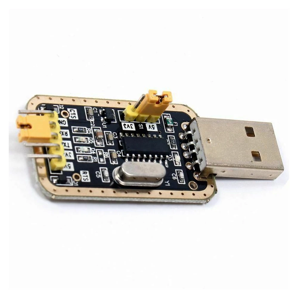 Detalle del convertidor UART USB a TTL CH340G
