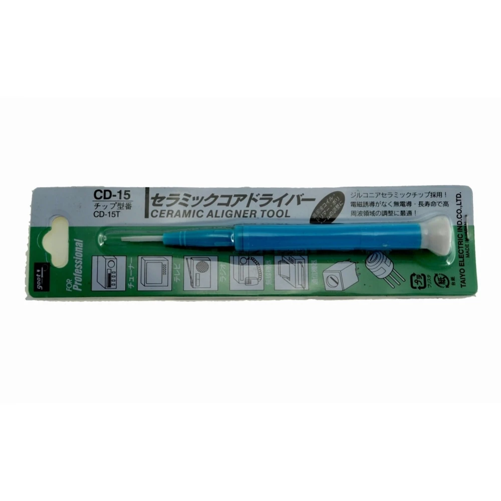 GOOT CD-25 kerámia állítócsavarhúzó potméterekhez 2,6mmx0,4mm