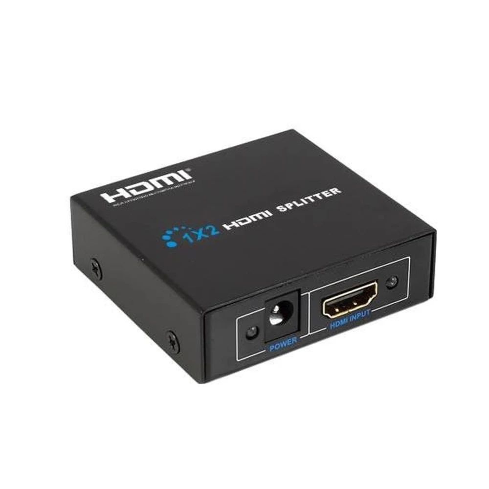HDMI elosztó 1x2 Full HD 1 bemenettel és 2 kimenettel, 1080p, HDTV és 3D támogatással
