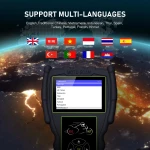 JDiag M100 Pro OBD motoros diagnosztikai szkenner KTM, Honda, Yamaha, Kawasaki, BMW javításhoz