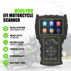 JDiag M100 Pro OBD motoros diagnosztikai szkenner KTM, Honda, Yamaha, Kawasaki, BMW javításhoz