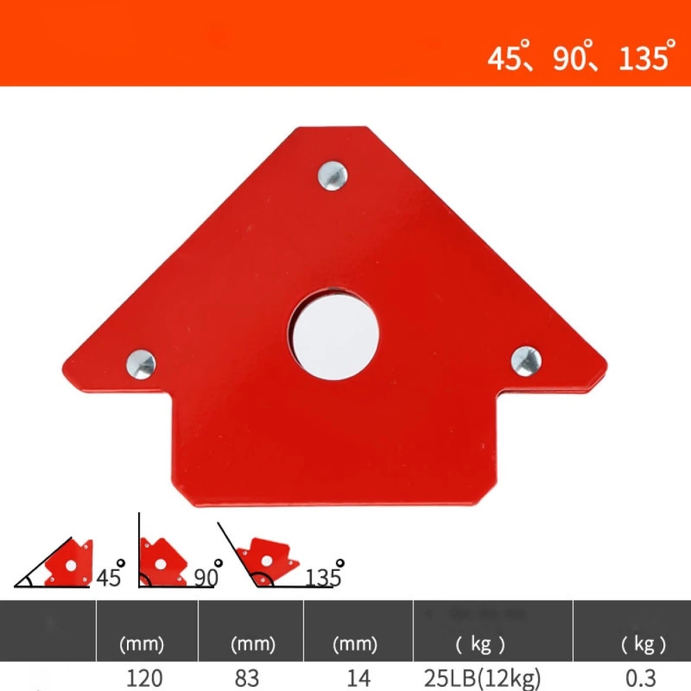Mágneses hegesztő derékszög 120 mm erős mágnessel