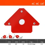 Mágneses hegesztő derékszög 120 mm erős mágnessel