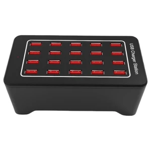 20 portos USB töltőállomás IQ Charge-dzsal - 100W