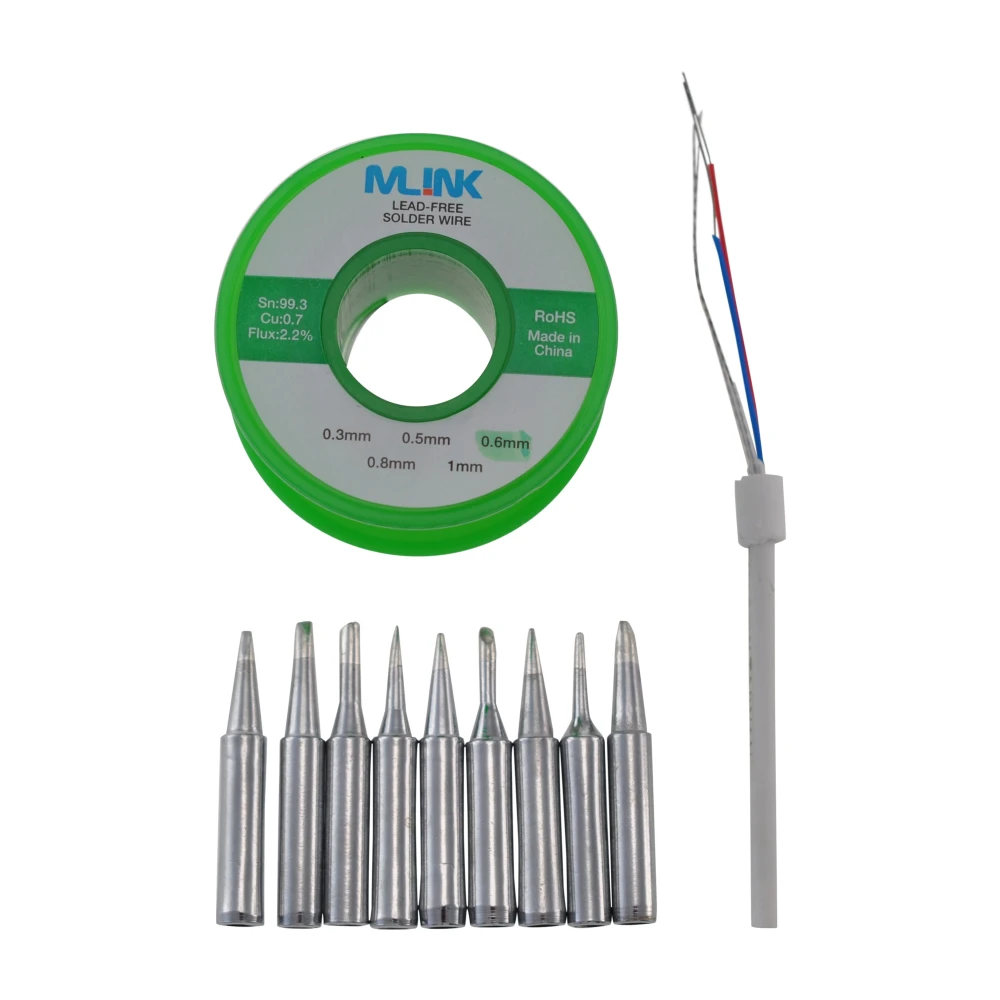 Mlink S1 digitális forrasztóállomás 60W LED kijelzővel és hőmérsékletzárral