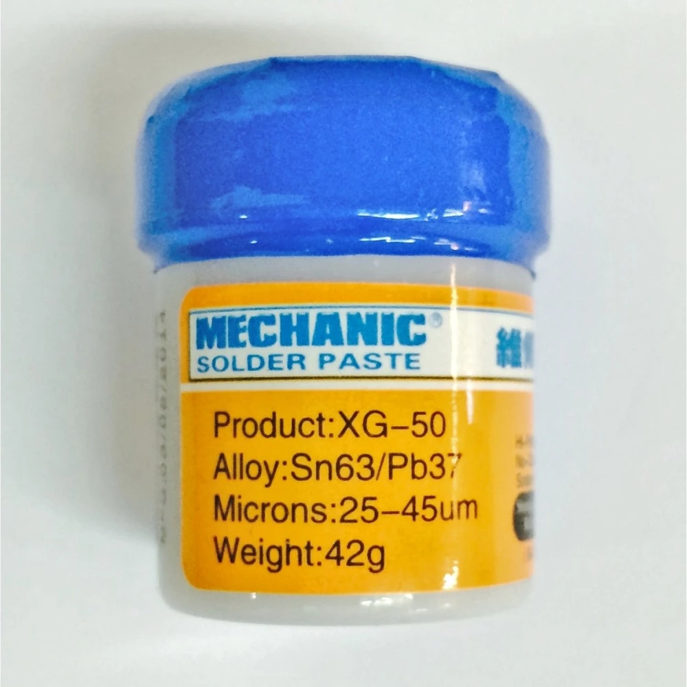 Mechanic XG-50 forrasztópaszta Sn63/Pb37 (10CC - 42GR) elektronikai javításokhoz