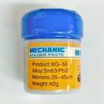 Mechanic XG-50 forrasztópaszta Sn63/Pb37 (10CC - 42GR) elektronikai javításokhoz