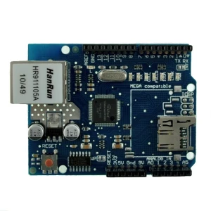 Ethernet Shield W5100 Arduino kompatibilis Arduino UNO és MEGA projektekhez