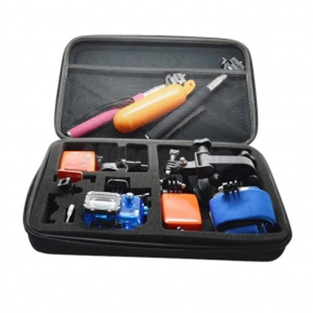 Nagy tok GoPro Hero 3-hoz, védelemmel és kiegészítőhelyekkel