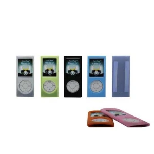 Rózsaszín szilikon tok iPod Nano 4G-hez - Védelem és stílus