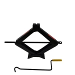 Vista lateral del gato de tijera 2.5 toneladas con palanca en S