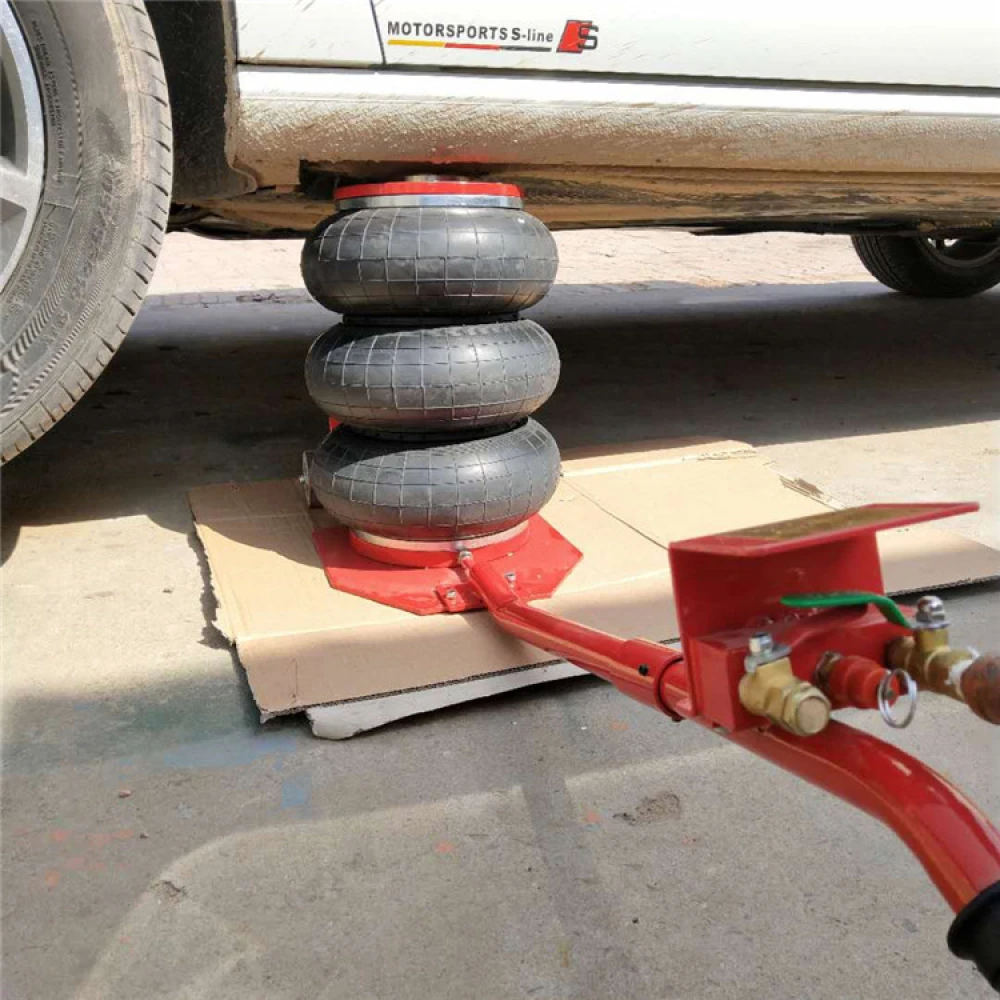 3 tonnás pneumatikus emelő, három légzsákos, Heavy Duty autókhoz