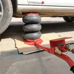 3 tonnás pneumatikus emelő, három légzsákos, Heavy Duty autókhoz