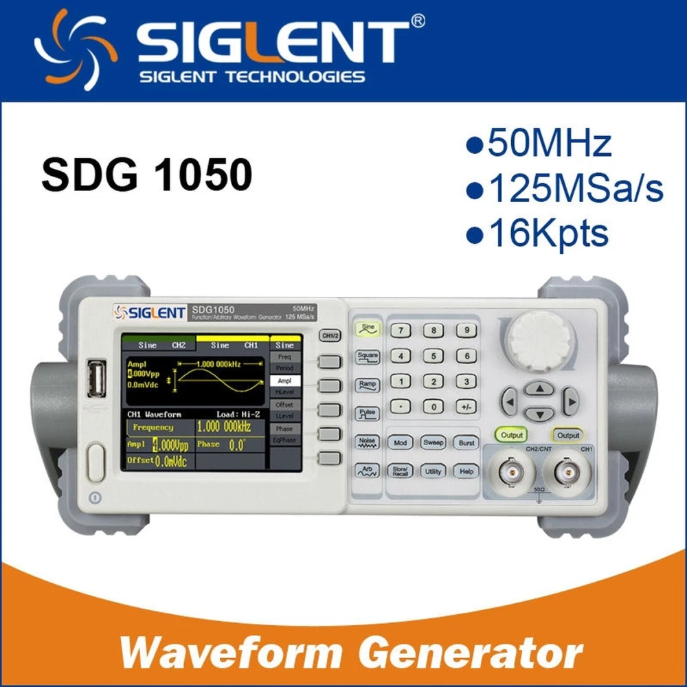 Siglent SDG1050 50MHz arbitrány függvénygenerátor