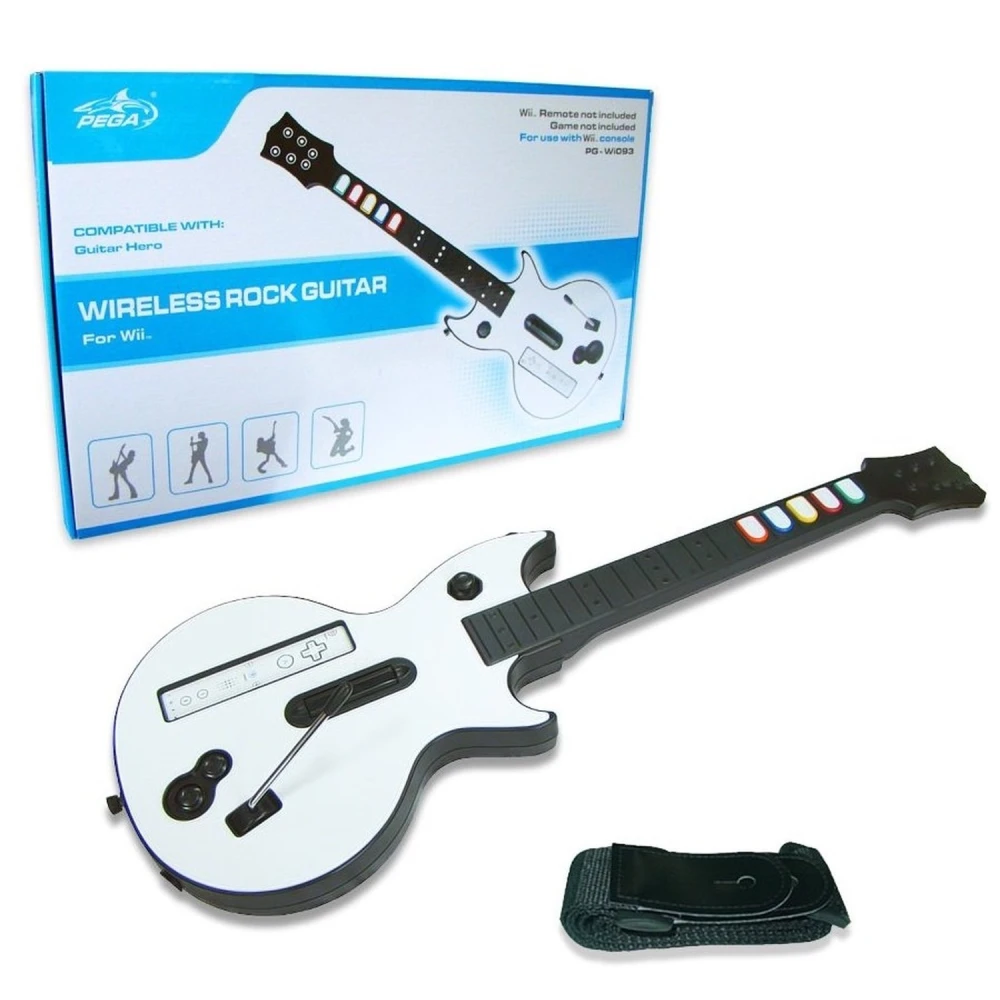 Vezeték nélküli Wii gitár - zenei kiegészítő Nintendo Wii-hez