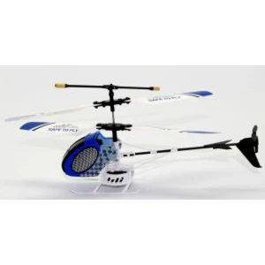 RC helikopter távirányítóval 8087 modell kék - Satkit