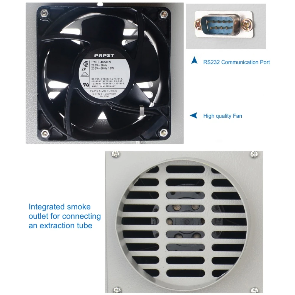INSA M962D infravörös reflow sütő automatikus vezérléssel