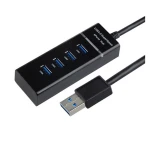USB 3.0 hub 4 porttal, kapcsolóval és nagy sebességgel PC-hez és Machez