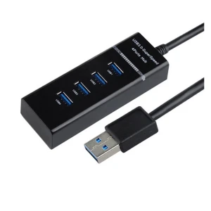 satkit USB 3.0 hub 4 porttal, kapcsolóval és nagy sebességgel PC-hez és Machez